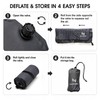 Inflatable Seat Cushion Reversible Extra Large Portable Travel Camping