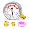 MEANLIN MEASURE Low Pressure Gauges for Acetylene Regulator 1/4" NPT