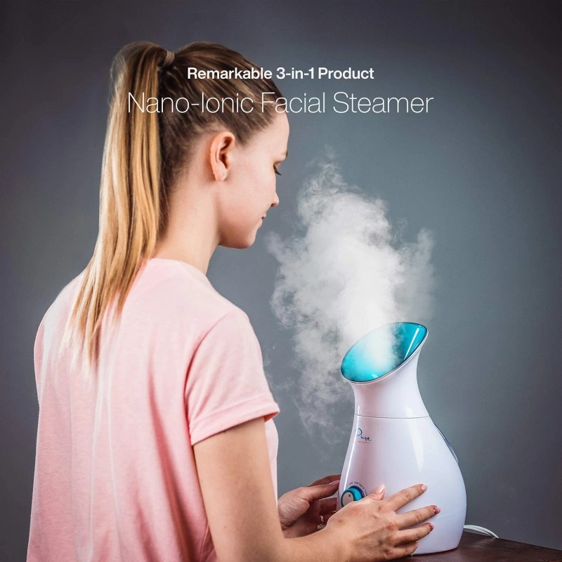 Pure Daily Care NanoSteamer Large 3-in-1 Nano Ionic Facial Steamer