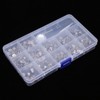Punk Rivets Bucket Shape Spikes Zinc Alloy Craft Making Accessories