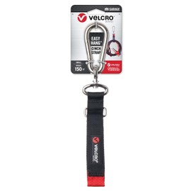 VELCRO Brand Garage Organization Easy Hang Cinch Strap Small, Holds 150 pounds, 16in x 1in, Black, VEL-30801-USA