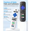 2 Pack Replacement Remote Control Only for Roku TV, Compatible