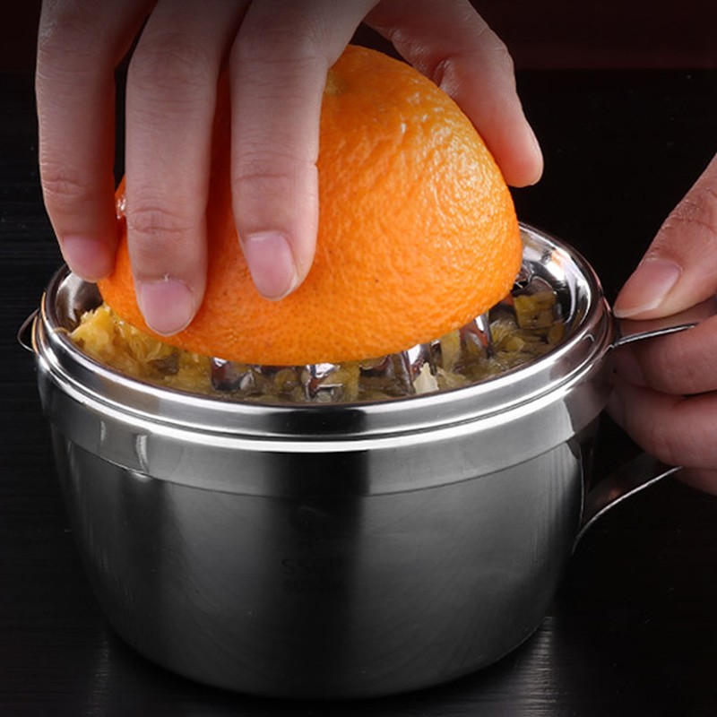 Stainless Steel Manual Juicer Orange Lemon Citrus Squeezer Hand Pressing