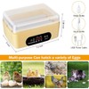 Chicken Egg Incubator, Automatic Egg Hatching Incubator,4-6 Mini Eggs Poultry