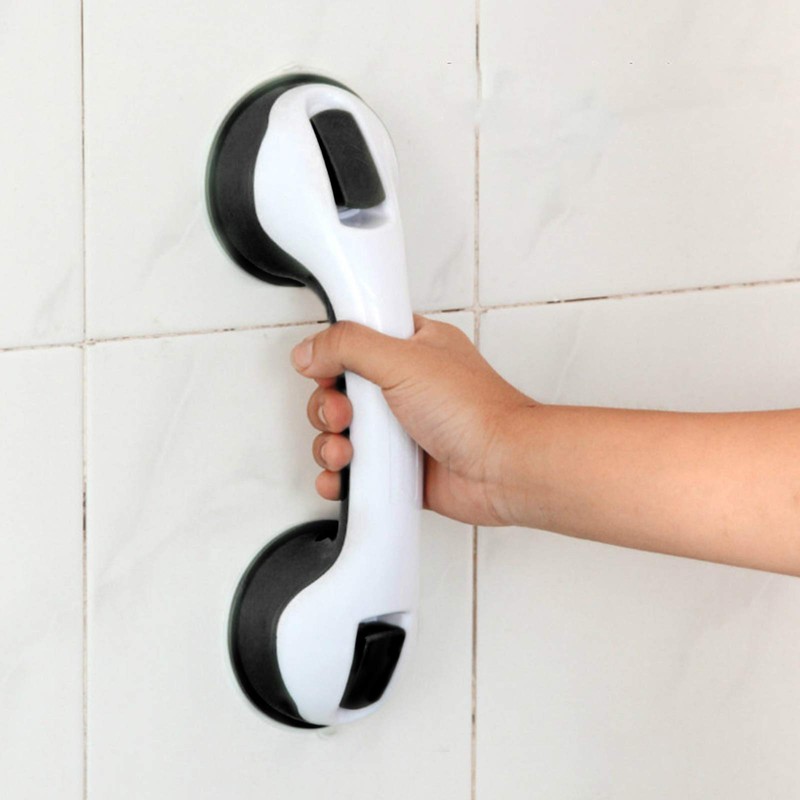 Pack of 2 Shower Handles, Suction Cup, Plastic Bath Handle