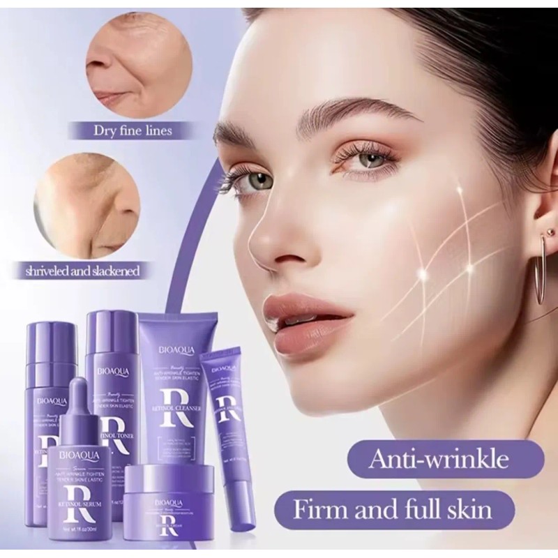 Kit Retinol Reduce Arrugas Líneas De Expresión Regenera Piel