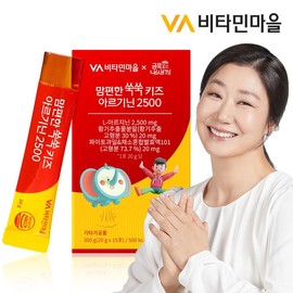 비타민마을 맘편한 쑥쑥 키즈 아르기닌 2500 15포 x 1박스 (15포) Vitamin Village Mom's Comfort Kids Arginine 2500 15 Sachets x 1 Box (15 Sachets)
