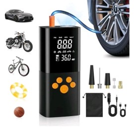 Poiytl Tire Inflator Portable Air Compressor, 180PSI Air Pump for Car Tires