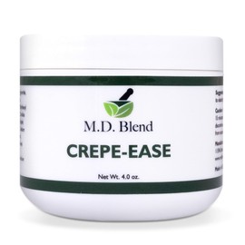 M.D. Blend Crepe-Ease - Fragrance Free, Deeply Hydrating Moisturizer Body Butter for Smooth, Firm, Youthful Skin - Powerful Repair Complex with Hyaluronic Acid and Ceramides for Crepey Skin - 4 oz
