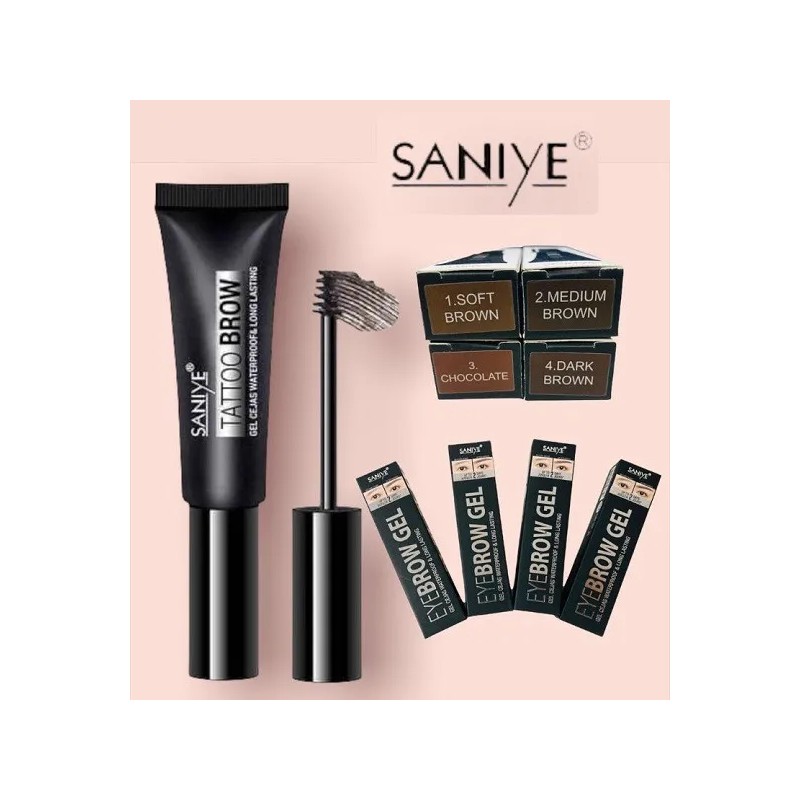 Tinta Para Cejas Tattoo Brow Gel Waterproof Saniye