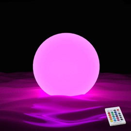 YESIE 6-Inch Cordless LED Ball Light,Rechargeable Floating Pool Lattern,Outdoor Pool Accessories, Hot tub Decoration, Night Light for Kids, 16 RGB Colors Mood Accent Lighting