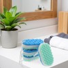 Esponja de Baño Exfoliante Azul LIFKOME de 4 Piezas con