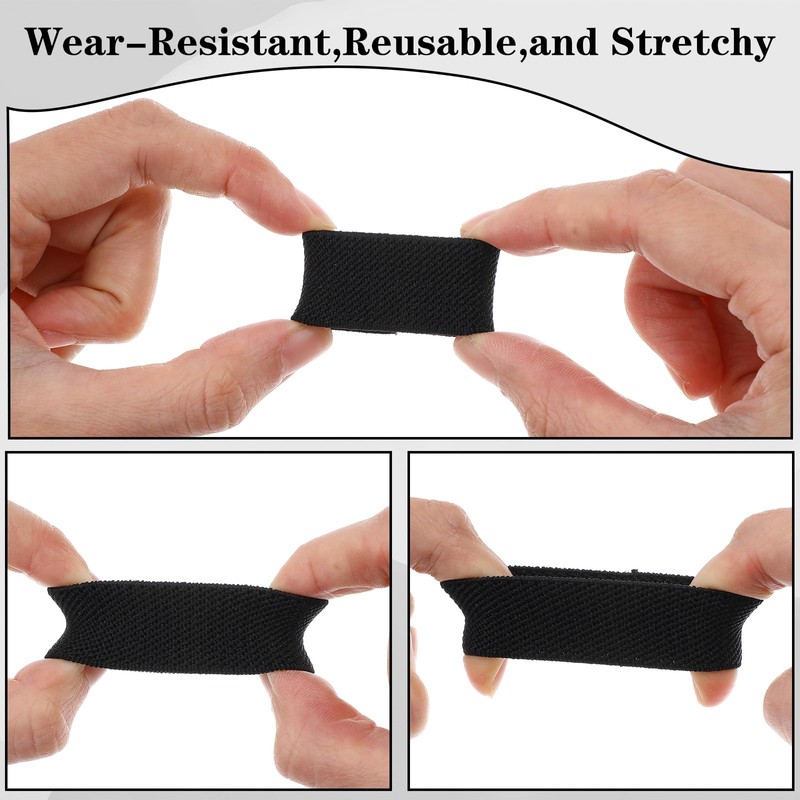 Pack of 20 Replacement Belt Loops, Elastic Belt Loops, No