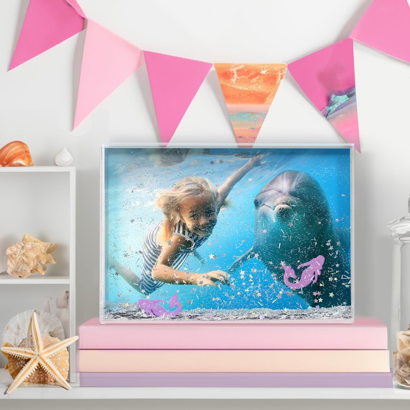Neil Enterprises Inc. Glitter & Mermaid 4" x 6" Picture
