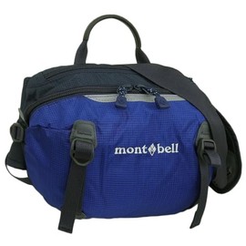 Montbell 1133198 Men's Women's Shoulder Bag, Body Bag, Waist Bag, Nylon, Trail Lumbar Pack 4, Blue (RBL)