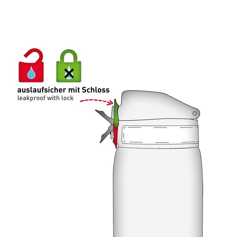 ROTH Unicorn Portrait Drinking Bottle with Easy Drinking Cap -