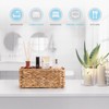 Woodluv Water Hyacinth Handwoven Shelf Storage Gift Hamper Basket -