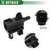 X AUTOHAUX Outdoor Temperature Sensor for Ford Plastic AU5Z-12A647-B Black