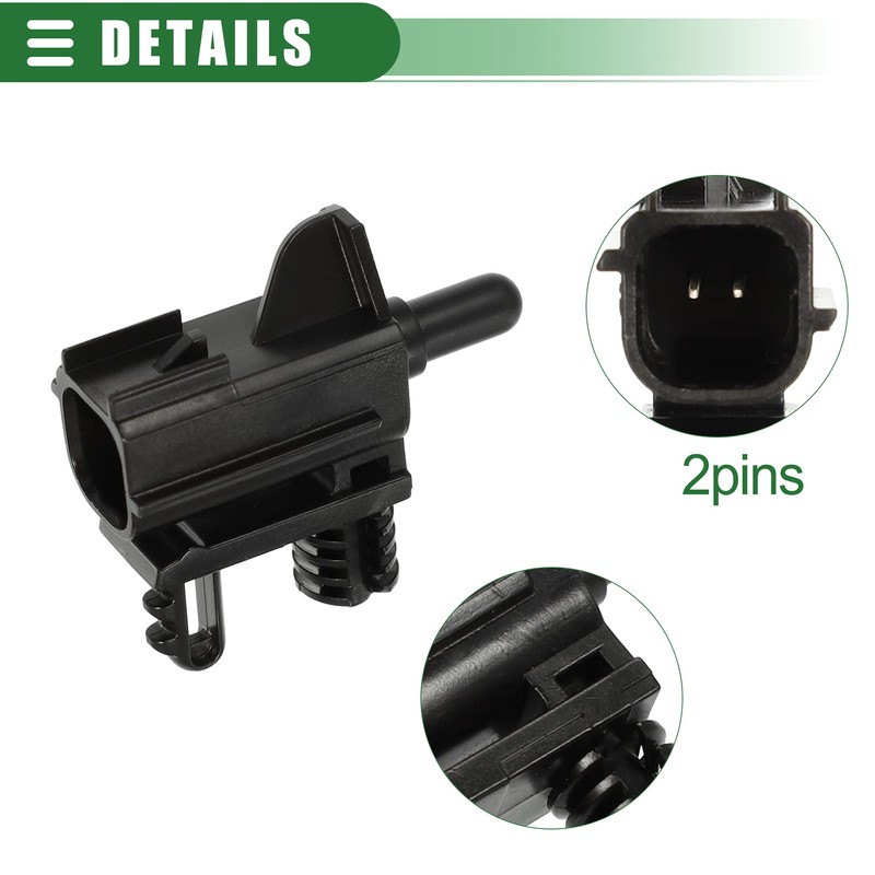 X AUTOHAUX Outdoor Temperature Sensor for Ford Plastic AU5Z-12A647-B Black