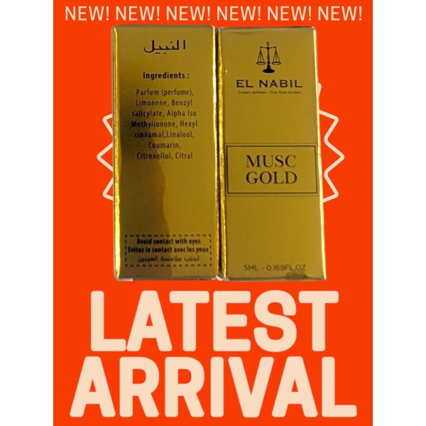 El Nabil parfum. GOLD MUSC
