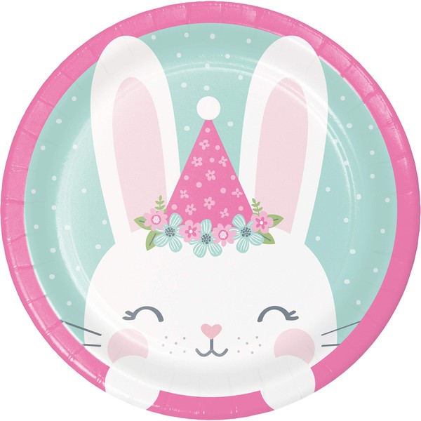 Creative Converting Creative Converting Bunny Party Dessert Plates, 24 ct
