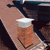 Chimney Cap,13" x 13" Stainless Steel Single Bolt Chimney Fireplace