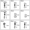 Carp Fishing Tackle Box Kit, 320Pcs/Box Carp Accessories Including Swivels