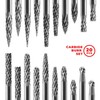 Pilim Tungsten Carbide Burr Set 1/8 (3 mm) Shank, Die