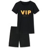 In One Clothing Women's Short Pyjamas 100% Cotton with Motif