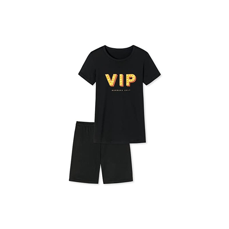 In One Clothing Women's Short Pyjamas 100% Cotton with Motif