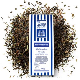 High Quality Loose Black Tea Organic Mandala Loose Black Tea 100 g Loose Leaf Tea from the Tea Garden Badamtam TEE HANDELSKONTOR BREMEN