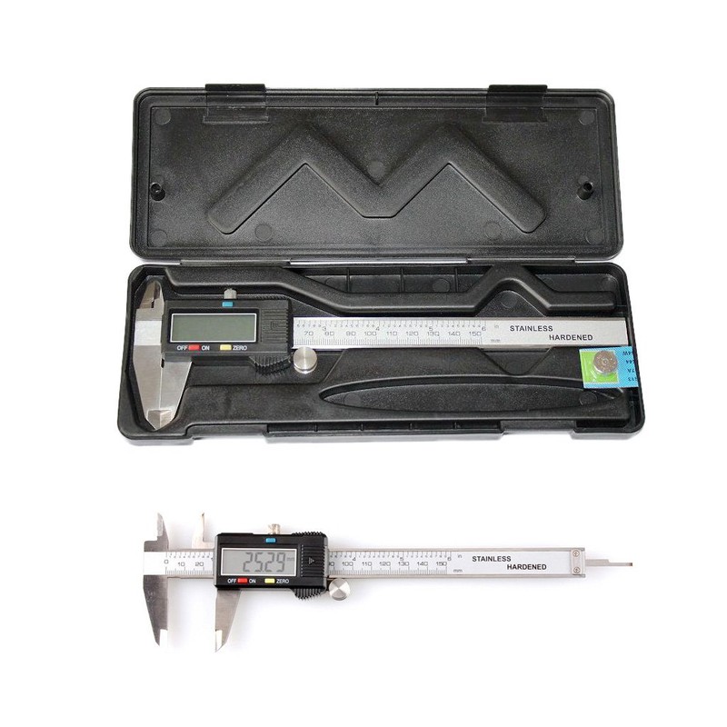 MSEKKO Vernier Caliper Box Storage Box Case for 0-150mm Stainless