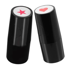 Operitacx 4sets Golf Ball Line Marker Tool Custom Golf Ball Marker Stamp Reusable Stamper Tool Heart Shape Mark Stamp 2pcs*4