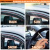 in-Channel Window Visors Rain Guards FIT Nissan Titan 2017-2025 Crew