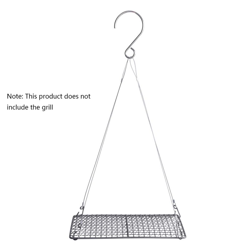 Boundless Voyage Titanium Grill Plate Charcoal BBQ Hand Rope Titanium
