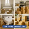250 Home Moving Labels for 1 Bedroom — 5 Color-Coded