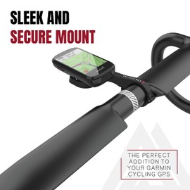KOM Cycling Computer Mount designed to be used with Garmin Edge Series - Compatible with a range of Garmin commuters including Garmin Edge 530 Mount and Garmin 830