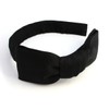 Vingtaine HK-90a-BK Asymmetrical Ribbon Headband for Weddings, Afterparties, Head Accessories,