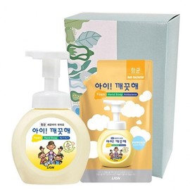 AiKkeutHae Dispenser 250ml + Refill 200ml (Choose 1 Scent) Gift Set Green Grape