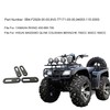 C CLINK Door Strap Set Fits HISUN Yamaha Rhino 450