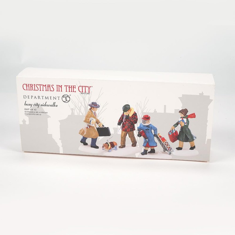 Department 56 Christmas in The CitySeries Busy City Sidewalks