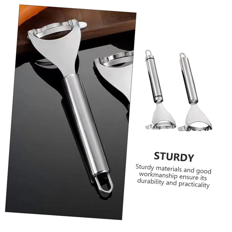 KICHOUSE Ergonomic Handle Corn Peeler Stainless Steel Stripper Kitchen Essential