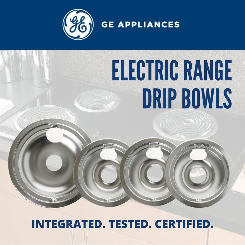 GE GE3618CA Chrome Drip Pan Kit