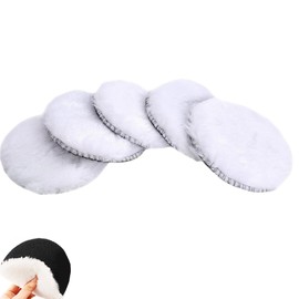 WFGKPXC Wool Buff, Car Polishing, Durable, Smooth, Car Washing, Protection, Wool Buff, Set of 5 (3.0 inches (75 mm)