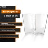 Firell Glass for Table Fireplace CURL – Heat Resistant Glass