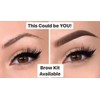 12 Pairs of Eyebrow Stencils + Eyebrow Shaper + Holder,
