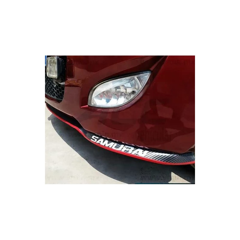 Vmingo Lip Samurai Universal Facia Faldon Flexible Estribo Spoiler (Fibra