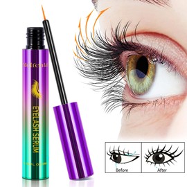 Eyelash Growth Serum for Lash-5ml，Lash Serum for Longer，Longer Eyelashes and Eyebrows，Eyelash Growth Serum-Natural & Safe Ingredients，Thicker Healthier Lashes