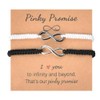 Matching Bracelets for Couple Gifts for Him Her Pinky Promise