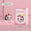 Fzjjyana Cute Panda Building Blocks (Set of 4) Panda Mini